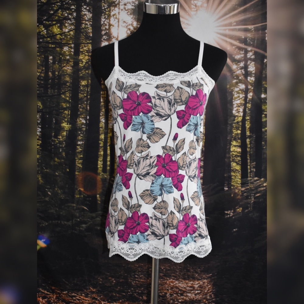 Ann Taylor Floral Tank